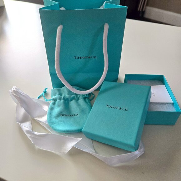 Tiffany & Co. Jewelry - Tiffany & Co. Blue Gift Bag, Box, Jewelry Pouch and Ribbon